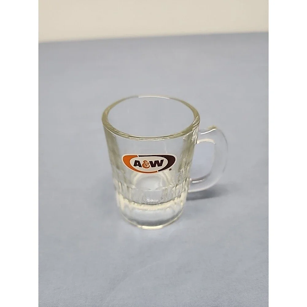 Vintage A&W Root Beer Mini Mug With Logo 3.25” Made In The USA EUC